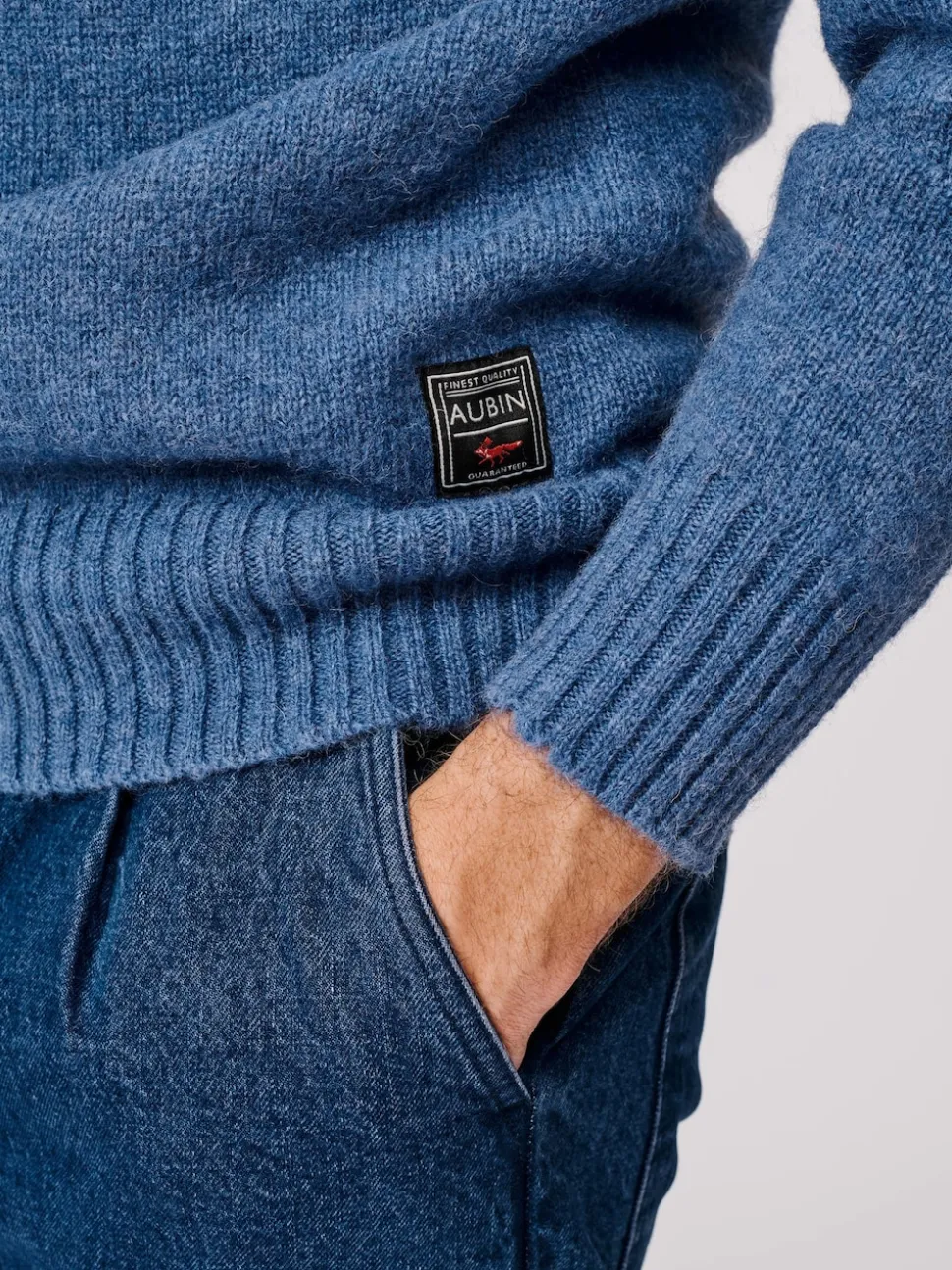 Aubin Prestwick Shetland Crew Jumper