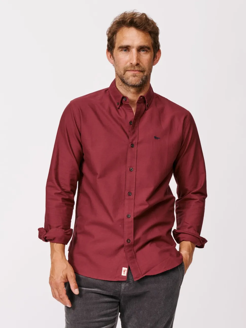 Aubin Red Alder Oxford 100% Cotton Shirt