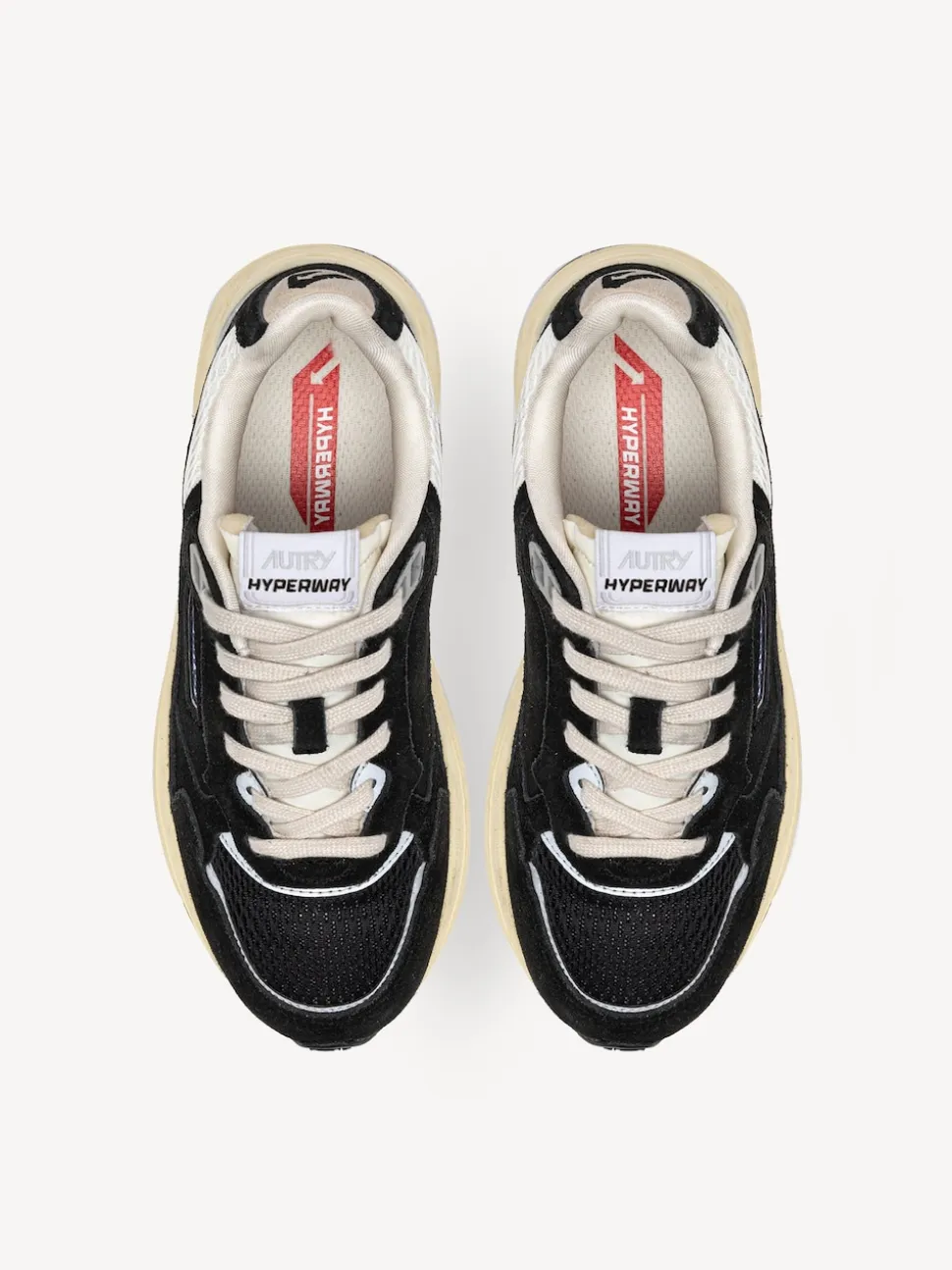 AUTRY Black Hyperway Low Top Trainers