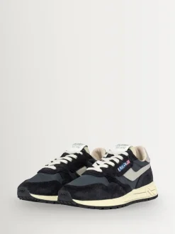 Autry Black Mans Reelwind Low Trainers