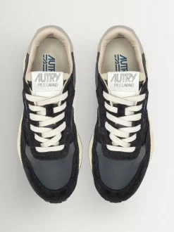 Autry Black Mans Reelwind Low Trainers