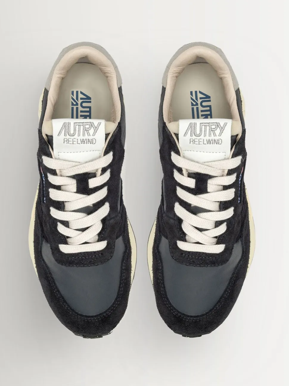 Autry Black Mans Reelwind Low Trainers