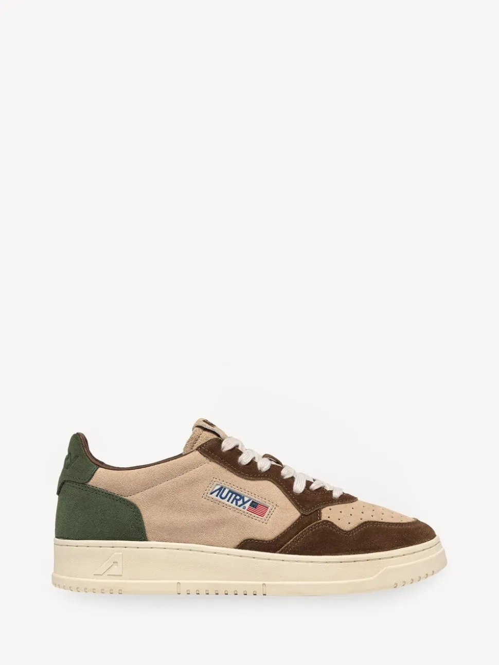 AUTRY Brown Mans Medalist Low Trainers