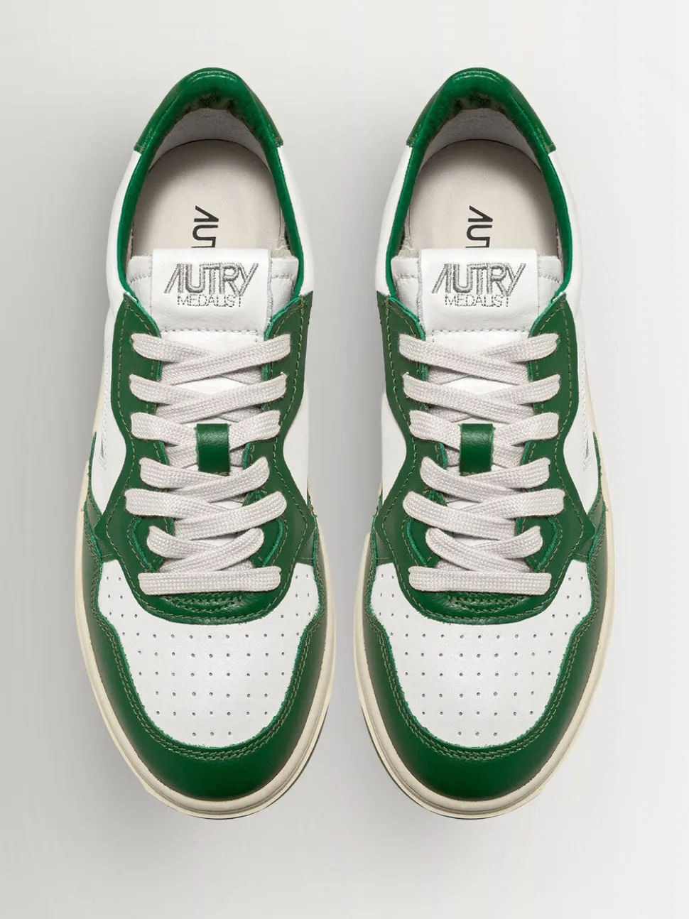 AUTRY Green Mans Medalist Low Trainers