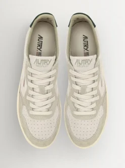 AUTRY Green Mans Medalist Low Trainers