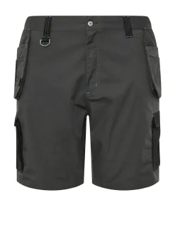 BadRhino Big & Tall Black Workwear Cargo Shorts