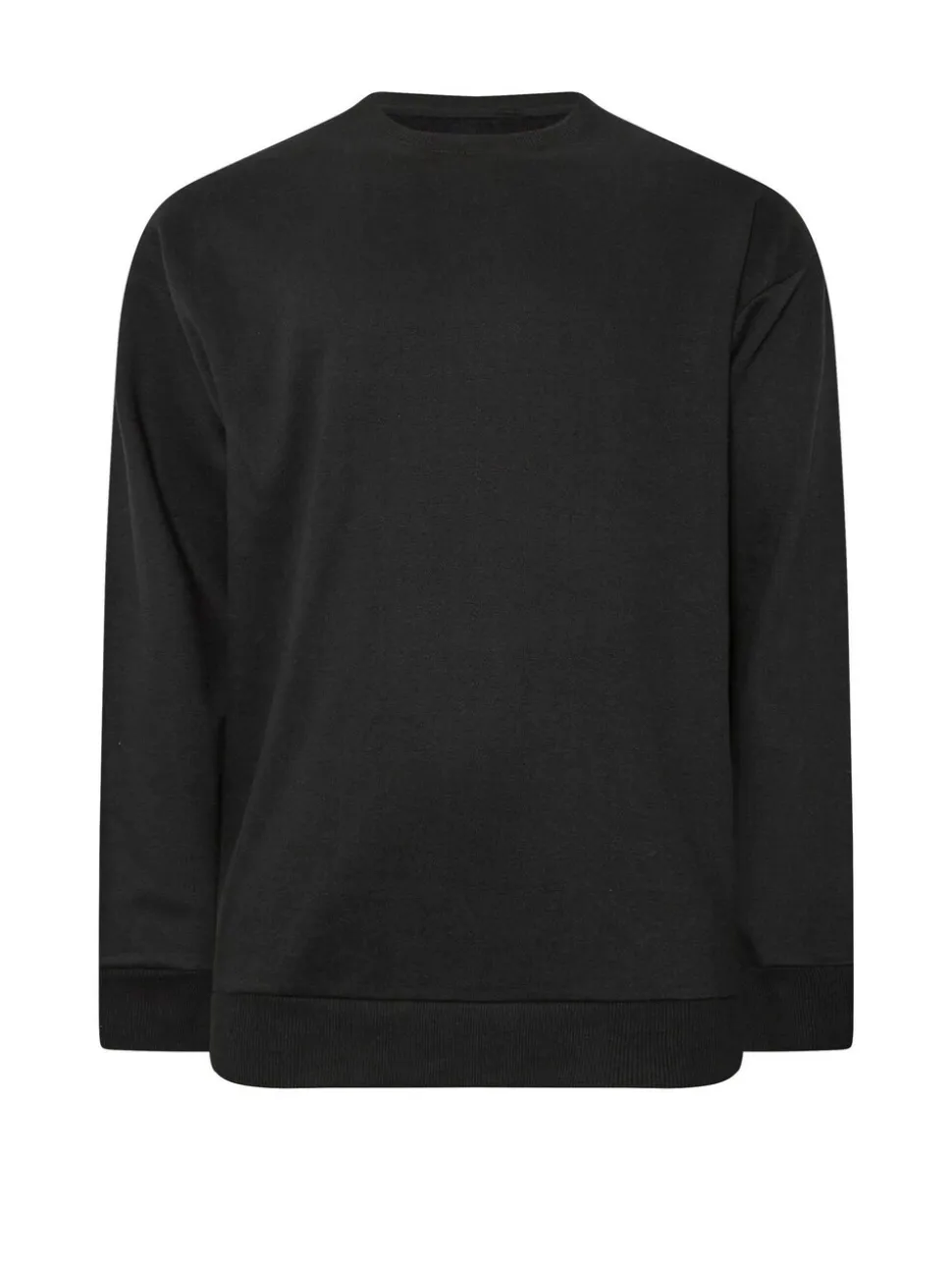 BadRhino Big & Tall Black Workwear Crewneck Sweatshirt