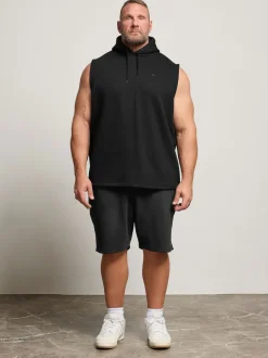 BadRhino Big & Tall Black Joggers Shorts