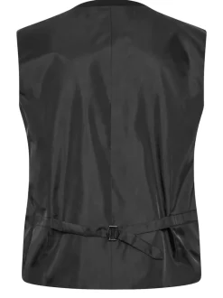 BadRhino Big & Tall Black Tailoring Suit Waistcoat