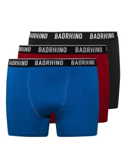 BadRhino Big & Tall Black 100% Cotton Boxers 3 Pack