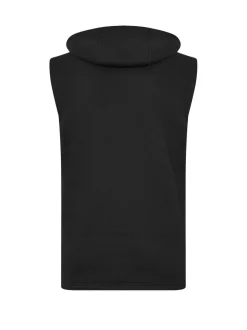 BadRhino Big & Tall Black Sleeveless Hoodie