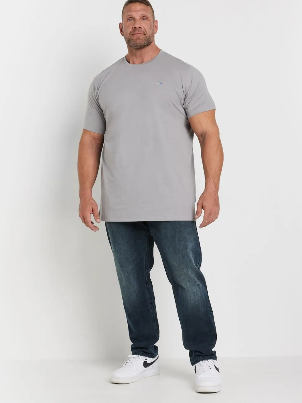 BadRhino Big & Tall Black Straight Leg Denim Jeans