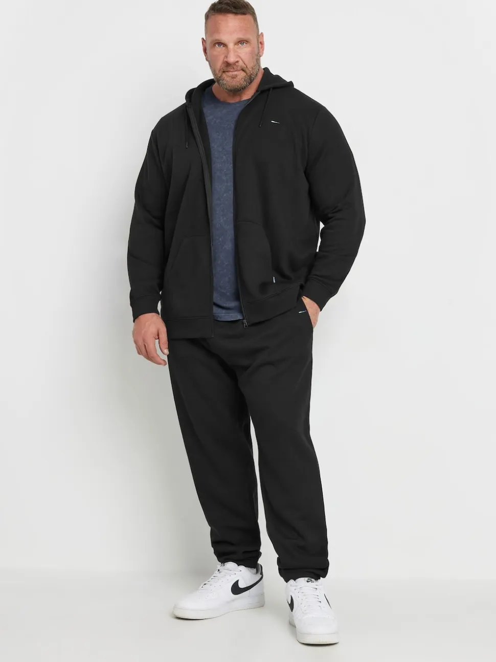 BadRhino Big & Tall Black Jersey Core Joggers 2 Pack