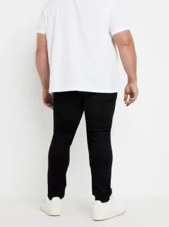 BadRhino Big & Tall Black Super Stretch Knitted Denim Jeans