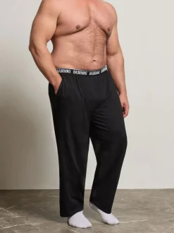 BadRhino Big & Tall Black Loungewear Trousers