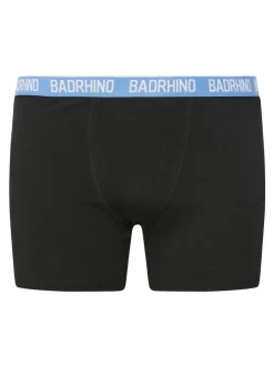 BadRhino Big & Tall Black Multi Band Trunks 3 Pack