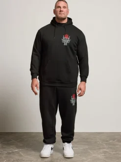 BadRhino Big & Tall Black Dragon Joggers