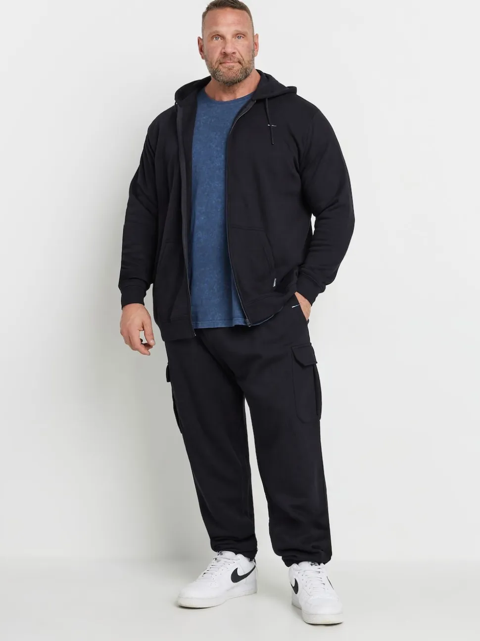 BadRhino Big & Tall Blue Cargo Joggers 2 Packs