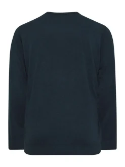 BadRhino Big & Tall Blue Crew Neck Jumper