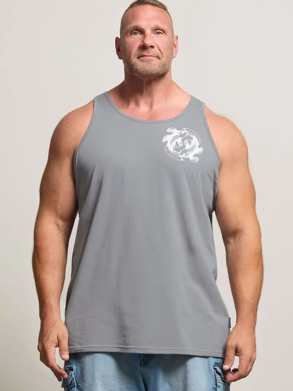 BadRhino Big & Tall Blue Koi Carp Vest