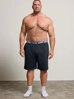 BadRhino Big & Tall Blue Lounge Shorts