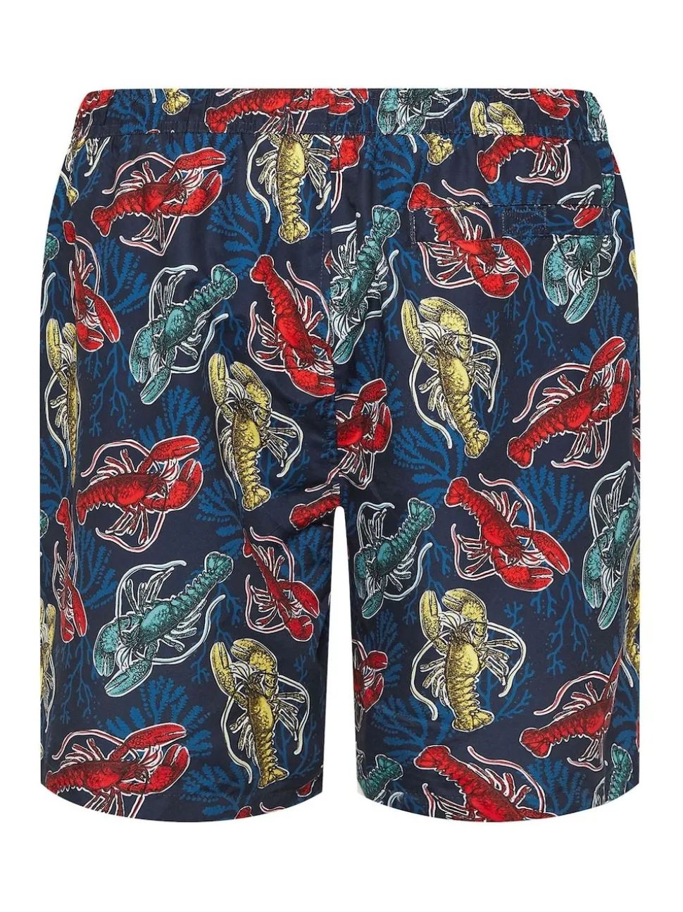 BadRhino Big & Tall Blue Lobster Print Swimshorts