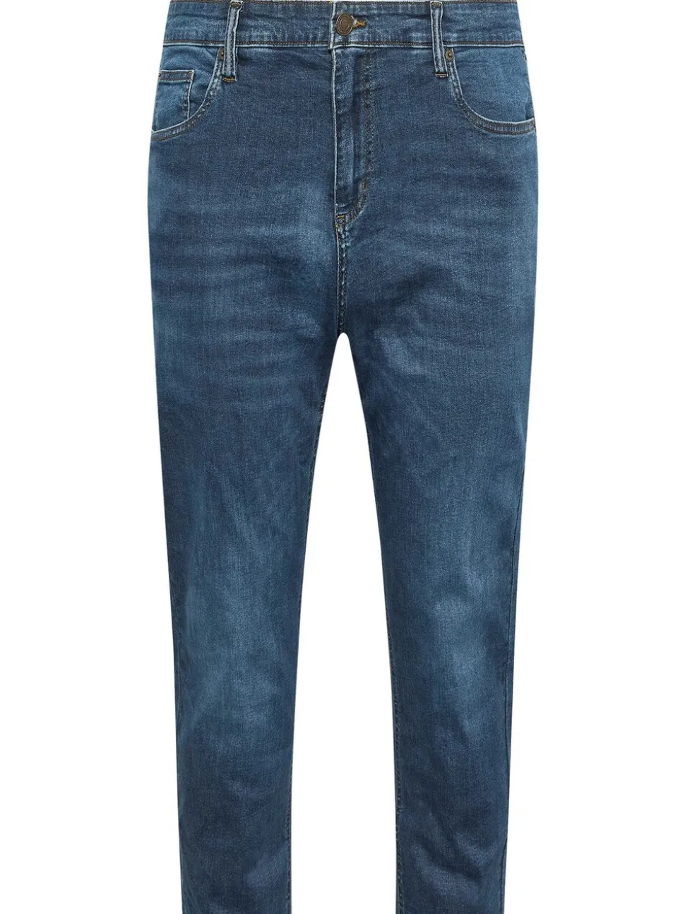 BadRhino Big & Tall Blue Mid Rise Denim Jeans