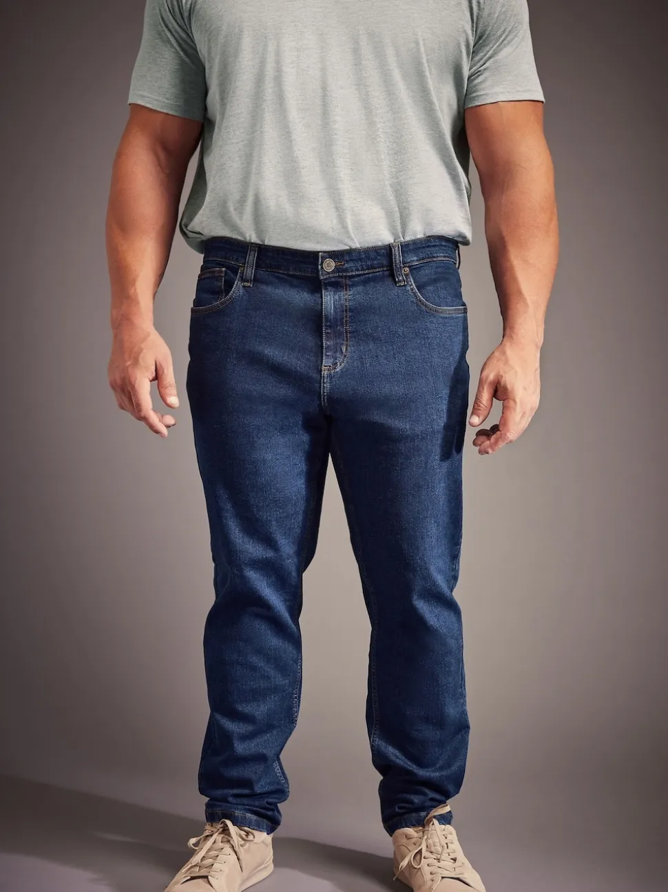 BadRhino Big & Tall Blue Stretch Leg Jeans