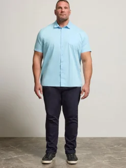 BadRhino Big & Tall Blue Stretch Chino Trousers