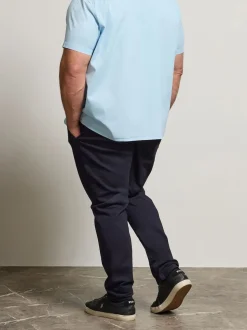 BadRhino Big & Tall Blue Stretch Chino Trousers