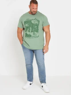 BadRhino Big & Tall Blue Stretch Jeans