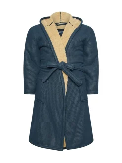 BadRhino Big & Tall Blue Waffle Borg Robe