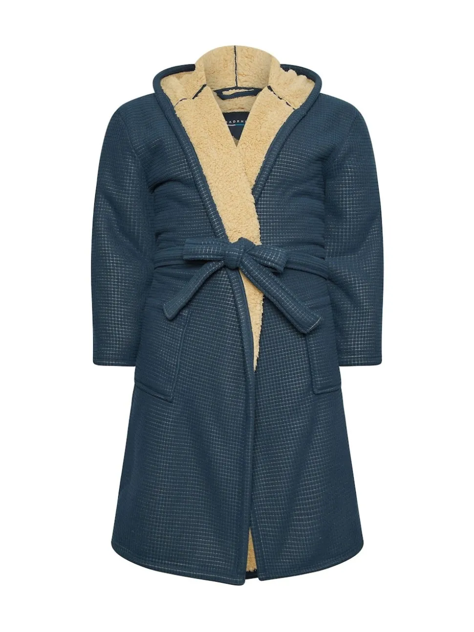 BadRhino Big & Tall Blue Waffle Borg Robe