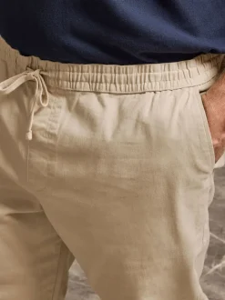 BadRhino Big & Tall Brown Elasticated Waist Chinos