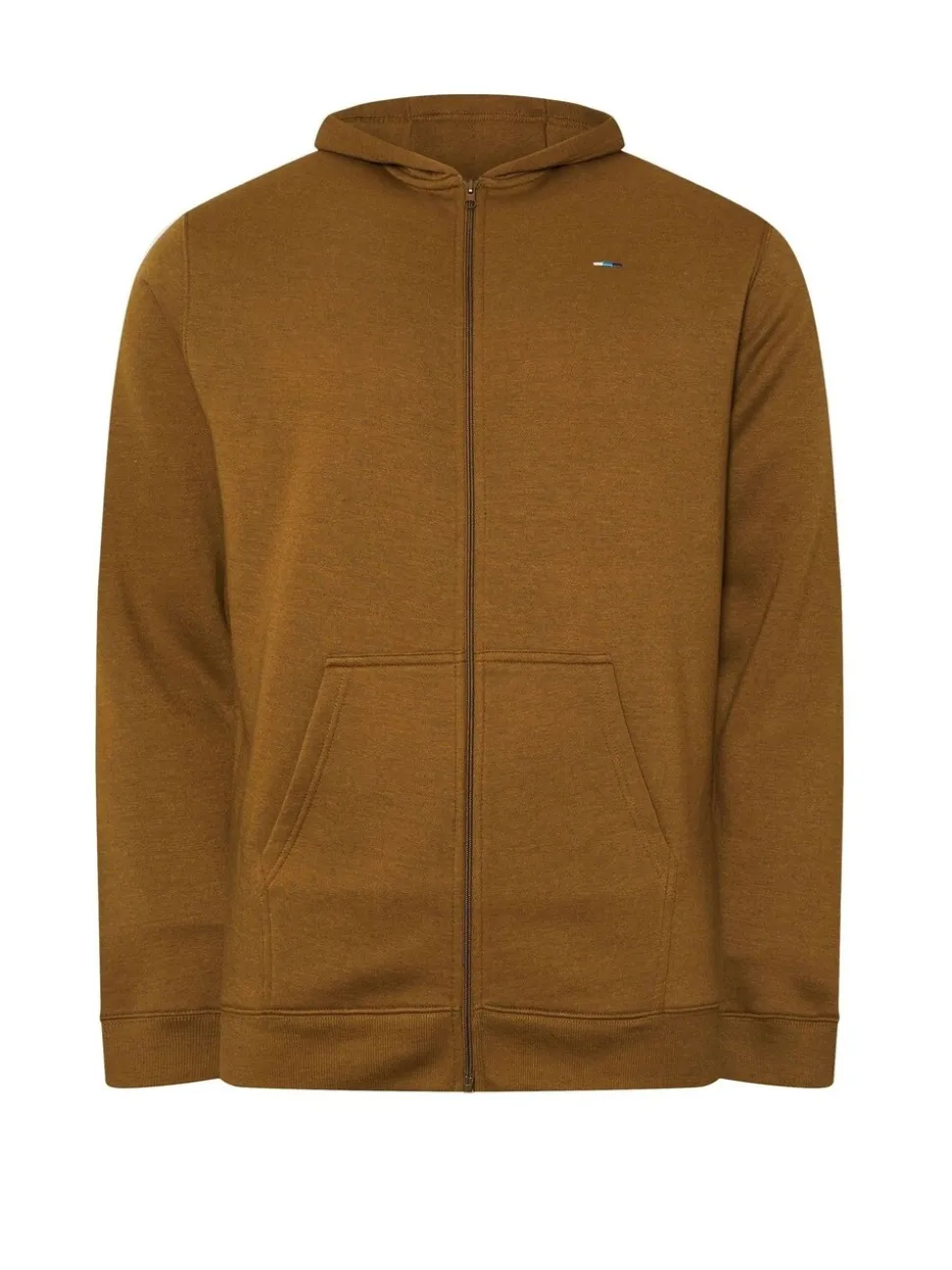BadRhino Big & Tall Brown Zip Thru Hoodie