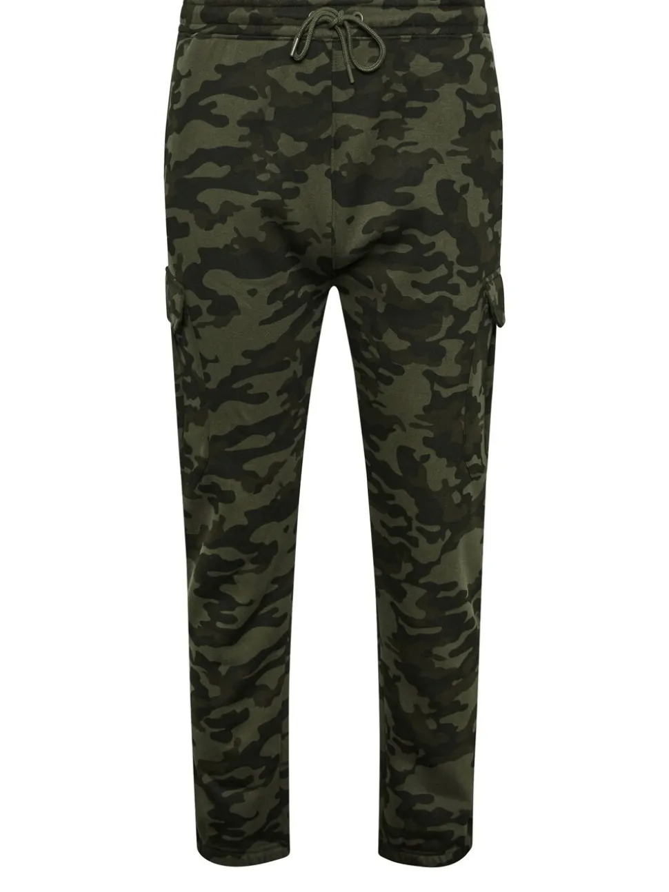 BadRhino Big & Tall Green Camo Cargo Joggers