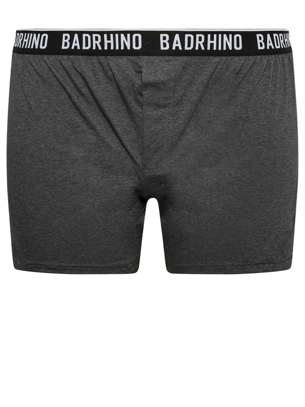 BadRhino Big & Tall Grey Boxers 5 Packs