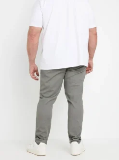 BadRhino Big & Tall Grey Chino Trousers