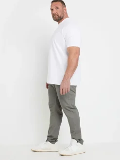 BadRhino Big & Tall Grey Chino Trousers