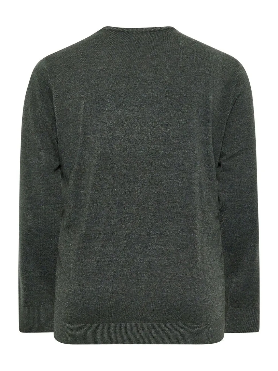 BadRhino Big & Tall Grey Crewneck Jumper