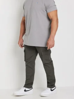 BadRhino Big & Tall Grey Cargo Trousers