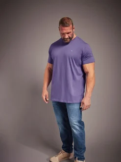 BadRhino Big & Tall Mid Blue Washed Denim Jeans