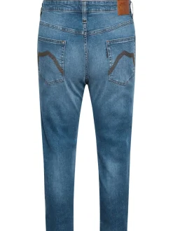 BadRhino Big & Tall Mid Blue Washed Denim Jeans