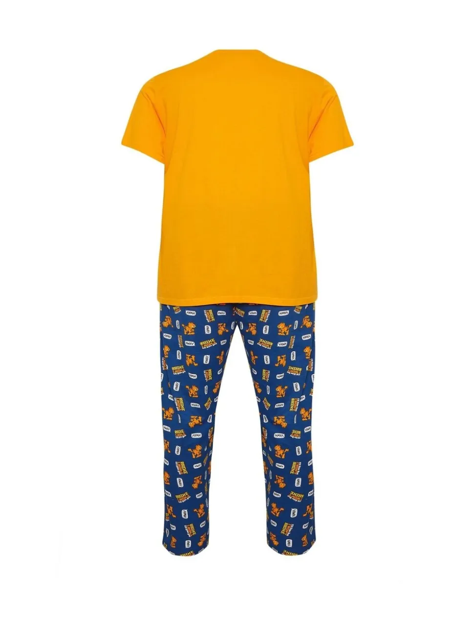 BadRhino Big & Tall Orange Garfield Loungewear Set