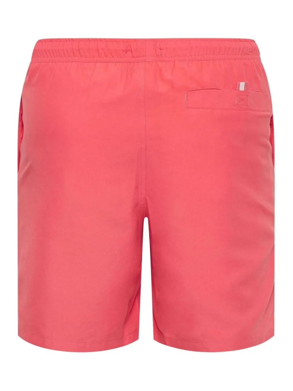 BadRhino Big & Tall Pink Plain Swim Shorts
