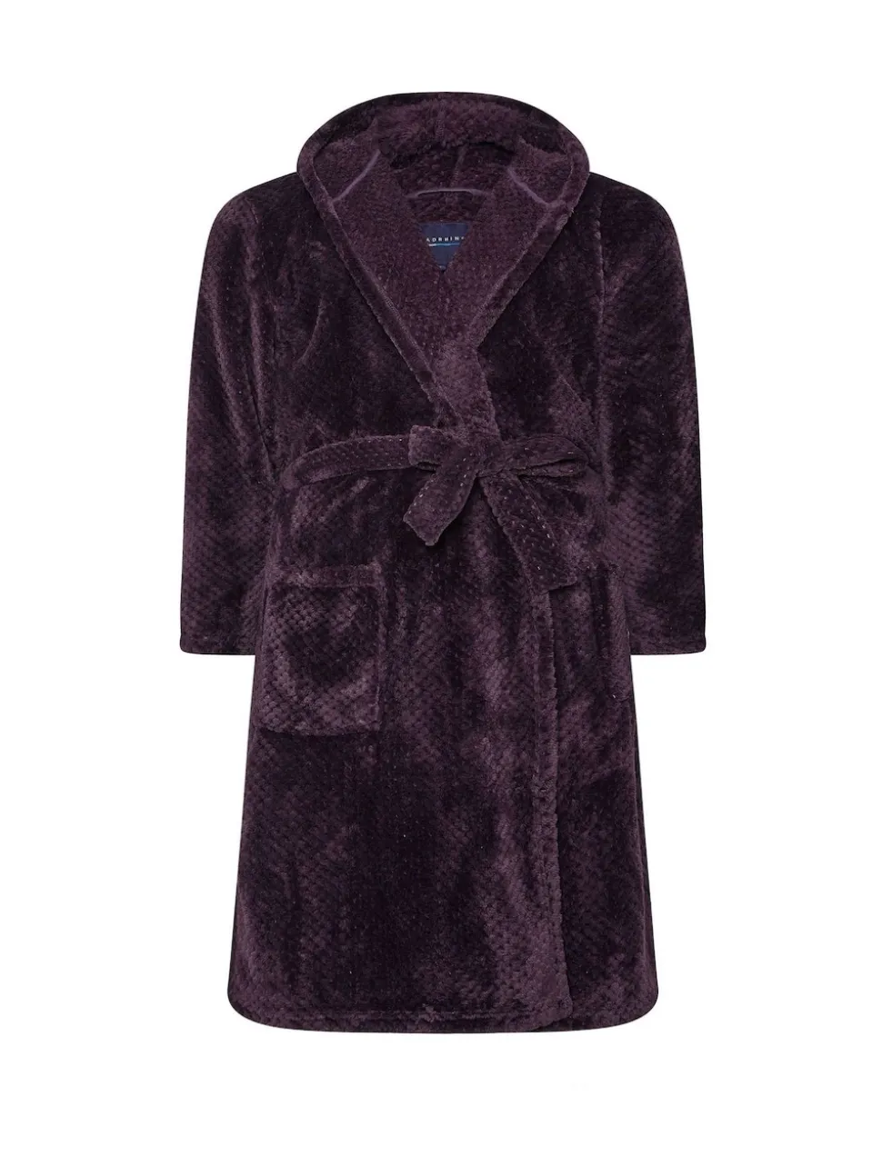 BadRhino Big & Tall Red Textured Hooded Robe