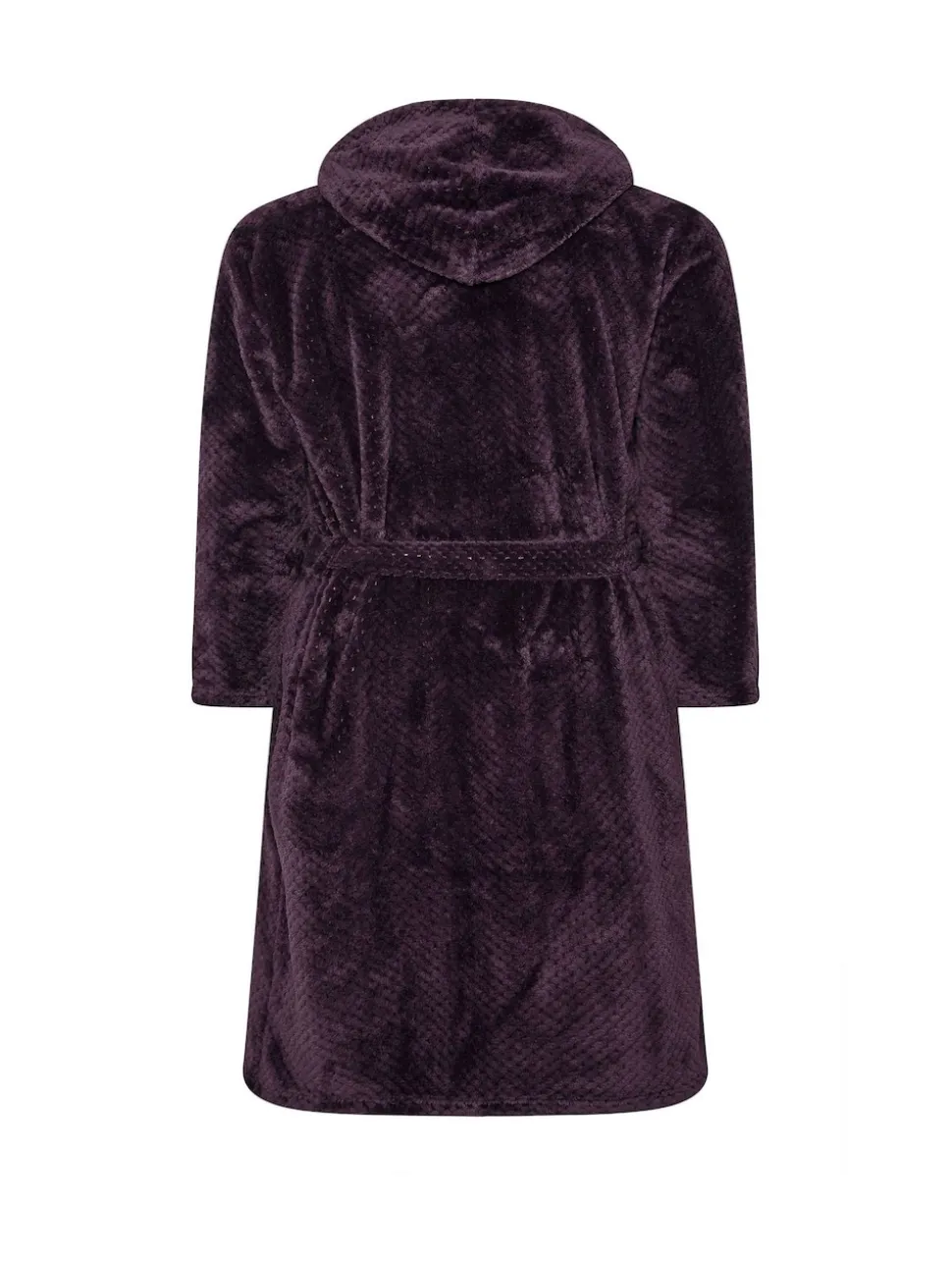 BadRhino Big & Tall Red Textured Hooded Robe