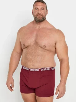 BadRhino Big & Tall Red/Blue Trunks 3 Pack