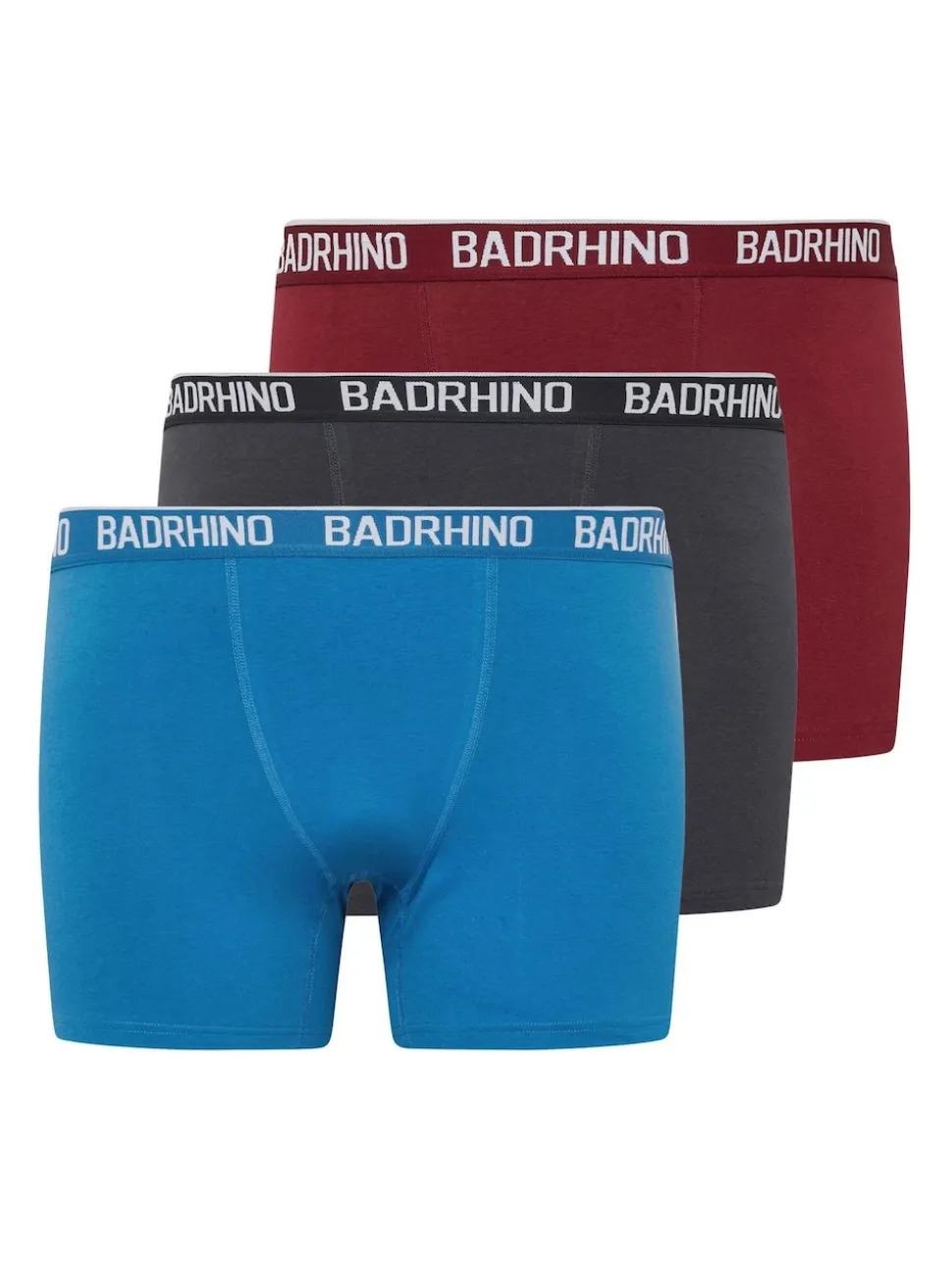 BadRhino Big & Tall Red/Blue Trunks 3 Pack