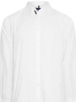 BadRhino Big & Tall White 100% Cotton Poplin Shirt